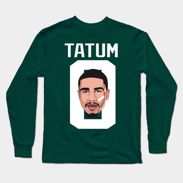 Jayson Tatum Long Sleeve T-Shirt by origin illustrations